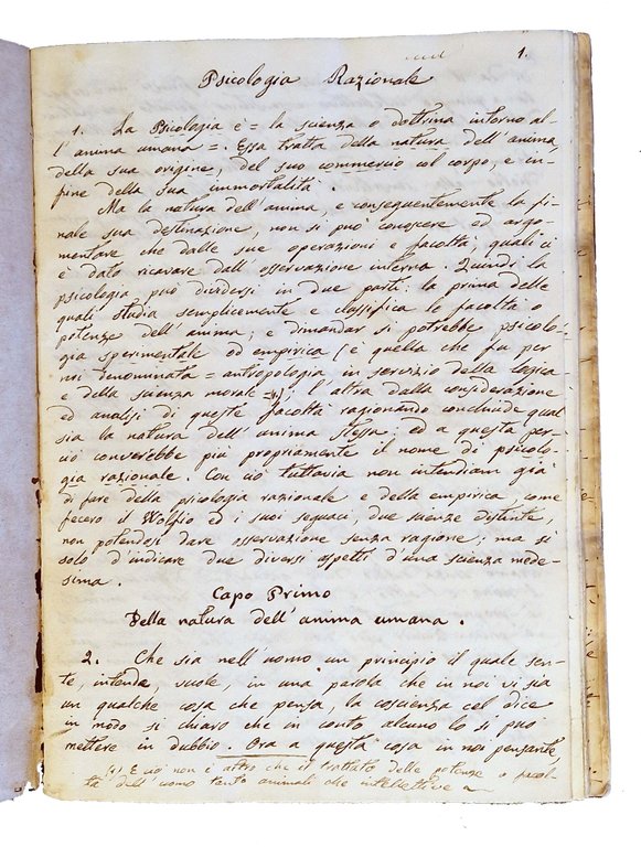 Elementi di Psicologia ed Etica esposti dal Professore Pierantonio Corte …