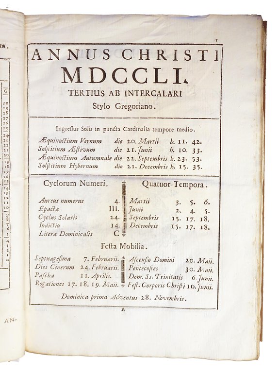 Ephemerides motuum coelestium, ex anno MDCCLI in annum MDCCLXII ad …