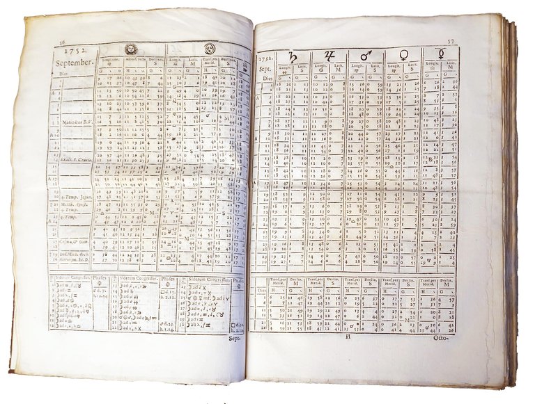 Ephemerides motuum coelestium, ex anno MDCCLI in annum MDCCLXII ad …