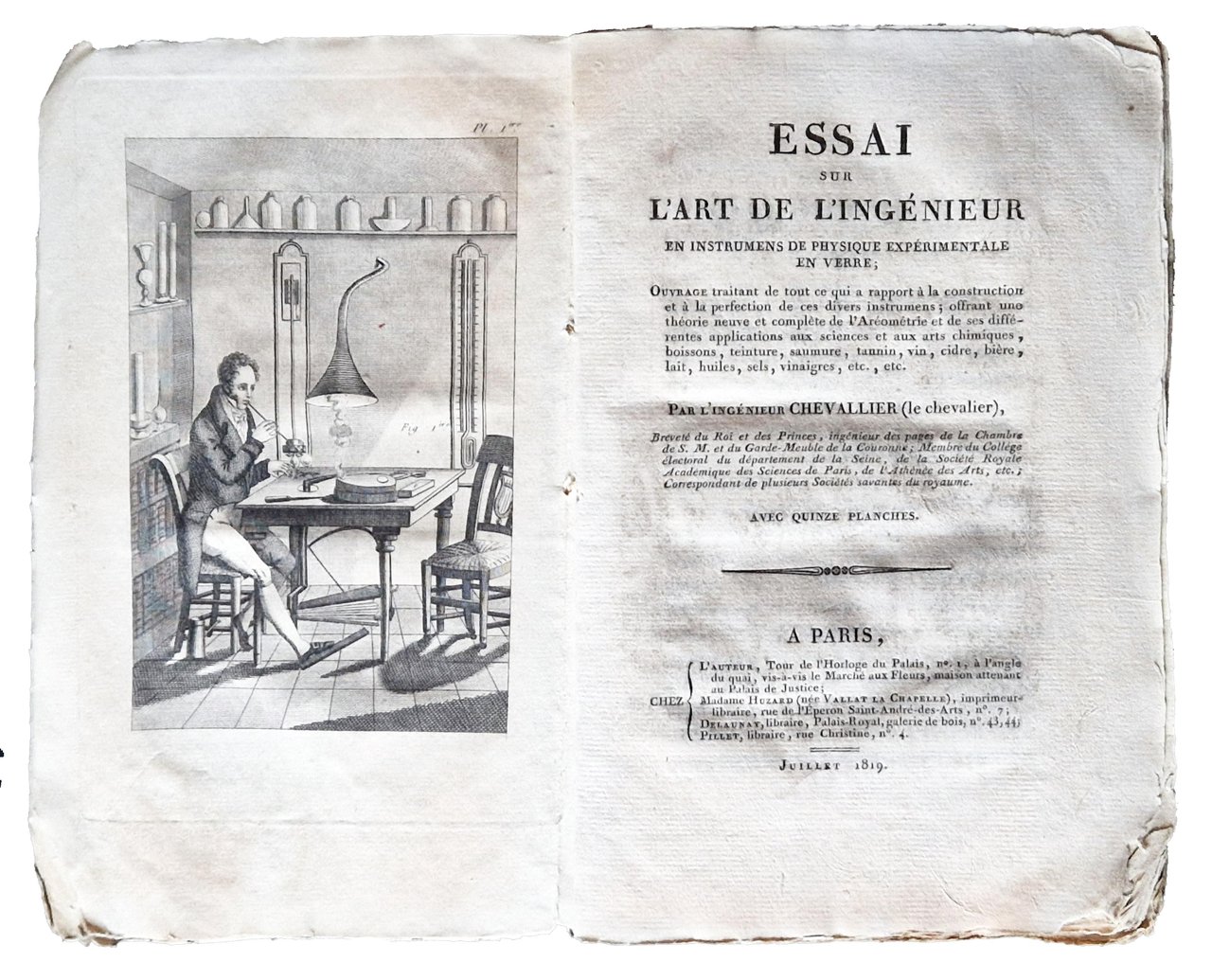 Essai sur l'art de l'ingenieur en instrumens de physique experimentale … | Immagine principale