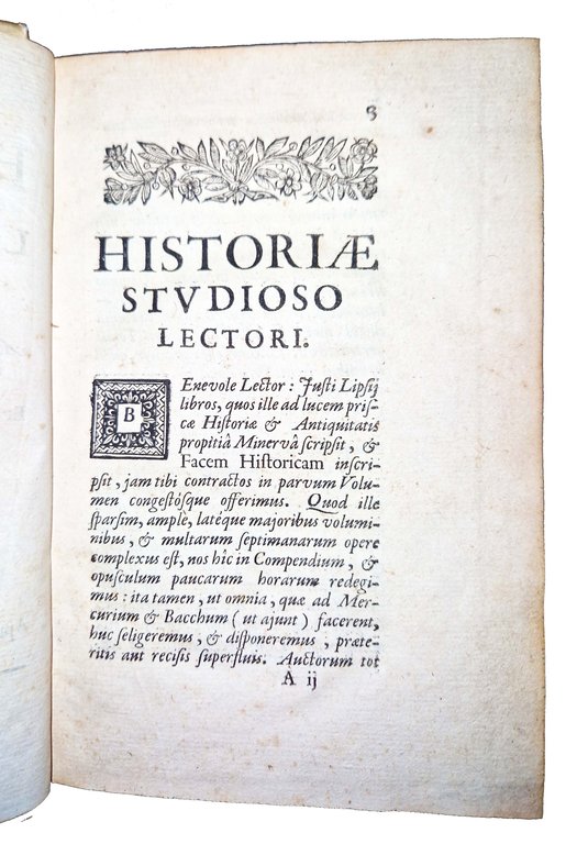 Fax historica seu Lucidissimum operum Justi Lipsij compendium, ad historicorum, … | Immagine Gallery 3