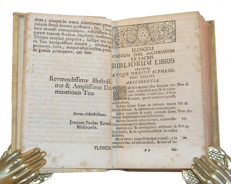 Flores Bibliae, sive loci communes omnium fere materiarum, ex Veteri …