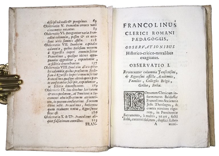 Francolinus clerici Romani paedagogus, laxioris, in administrando poenitentiae sacramento, disciplinae …