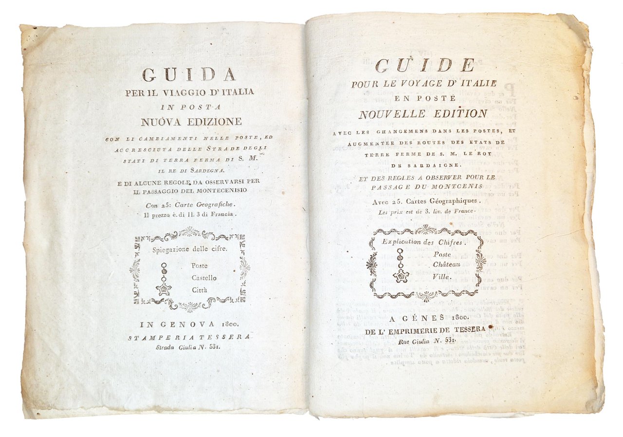 Guida per il viaggio d'Italia in Posta. Nuova edizione con … | Immagine principale