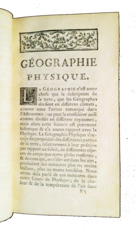 Histoire naturelle du Globe, ou Geographie physique; ouvrage dans lequel …