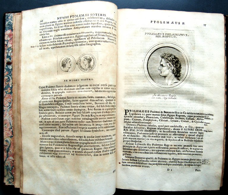 Historia Ptolemaeorum aegypti regum, ad fidem numismatum accommodata. Per J.Vaillant …