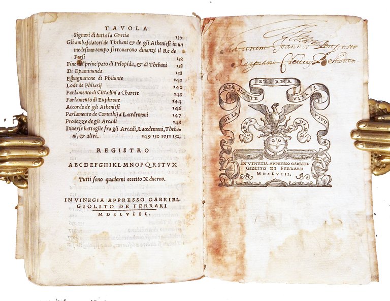 I fatti de Greci di Xenophonte tradotti per M. Lodovico … | Immagine Gallery 10