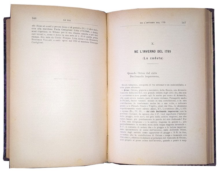 Il giorno, e le odi. Edizione integra con commento di …