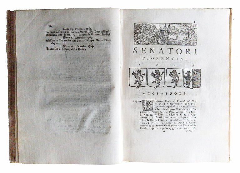 Il Senato fiorentino o sia notizia de' senatori fiorentini dal … | Immagine Gallery 10