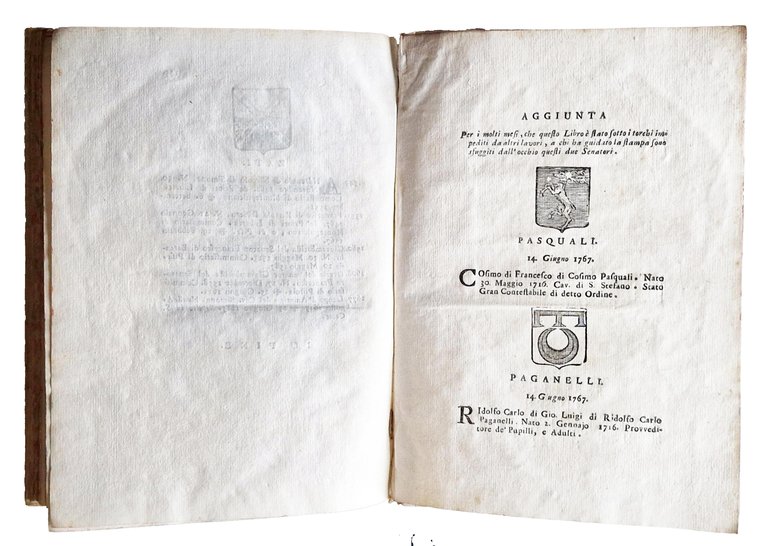 Il Senato fiorentino o sia notizia de' senatori fiorentini dal … | Immagine Gallery 14