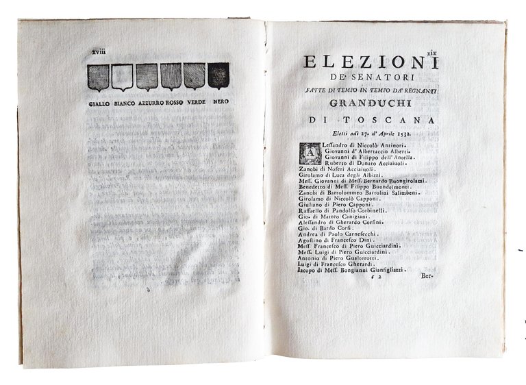 Il Senato fiorentino o sia notizia de' senatori fiorentini dal … | Immagine Gallery 9
