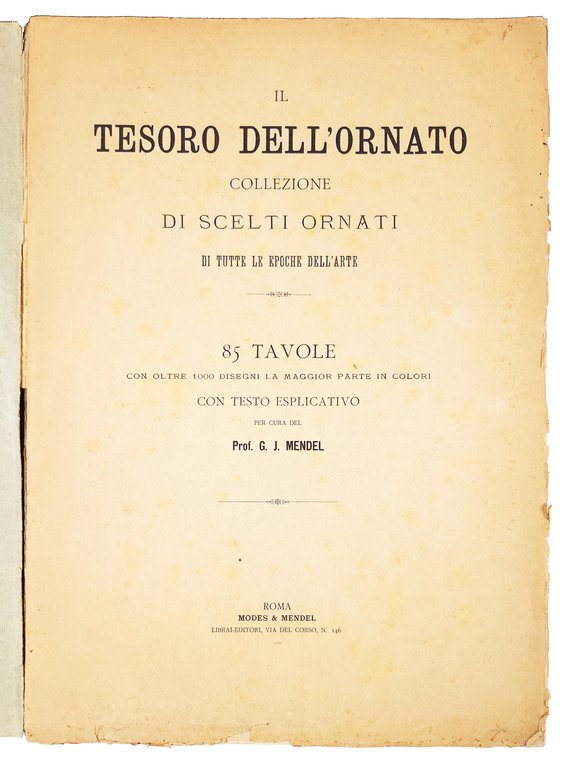 Il tesoro dell'ornato. Collezione di scelti ornati di tutte le …