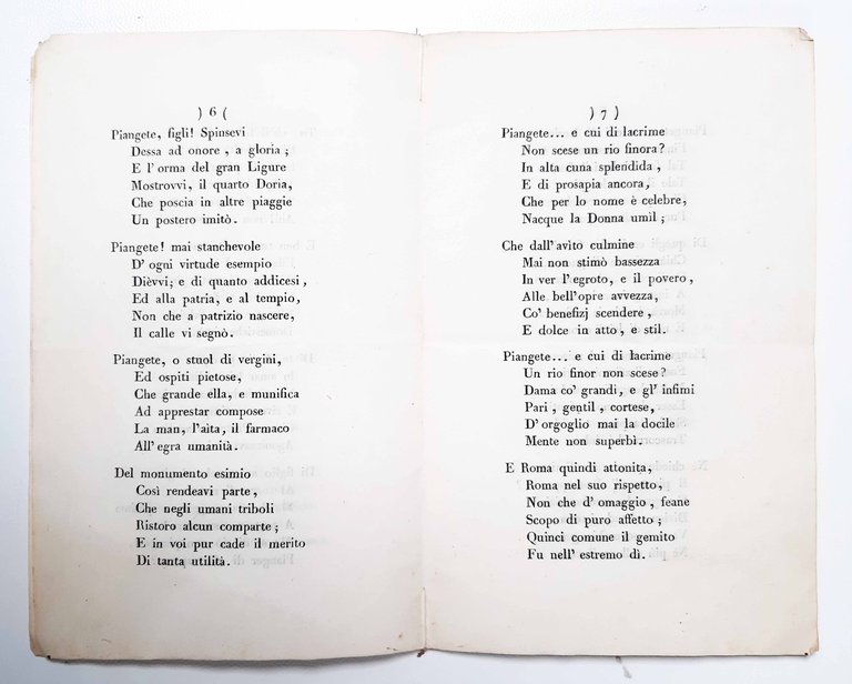 Il tre luglio di D. Teresa Orsini Principessa Doria Pamphilj. …