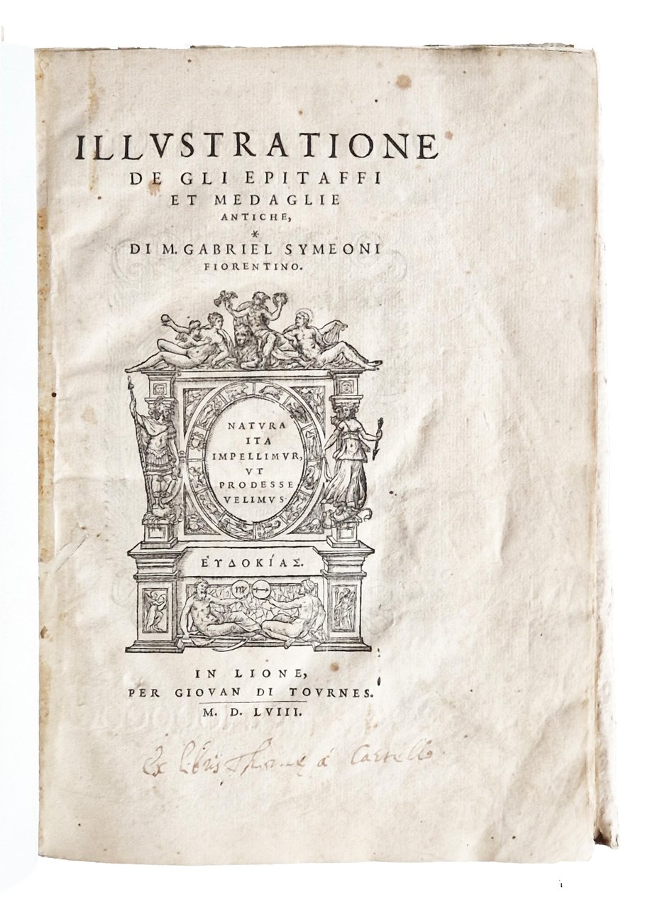 Illustratione de gli epitaffi et medaglie antiche, di m. Gabriel … | Immagine principale