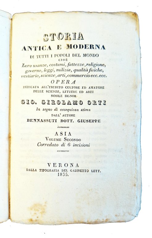 Indicatore veronese per l'anno 1835. Accresciuto nelle diverse classi di …