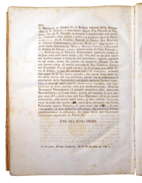 Istoria dell'antichissima città di Osimo di Marcantonio Talleoni patrizio osimano …