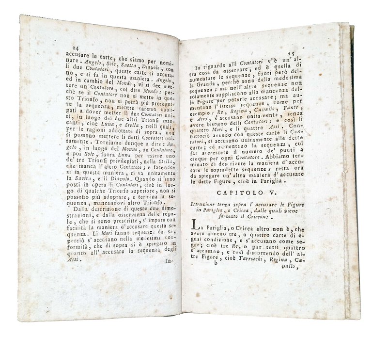 Istruzioni necessarie per chi volesse imparare il giuoco dilettevole delli … | Immagine Gallery 4