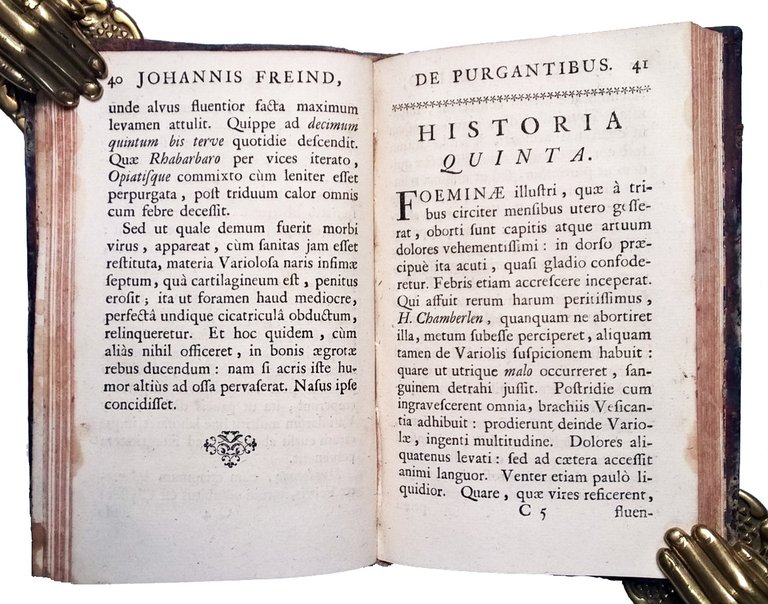 Johannis Freind […] De Purgantibus, in secunda variolarum confluentium febre, …