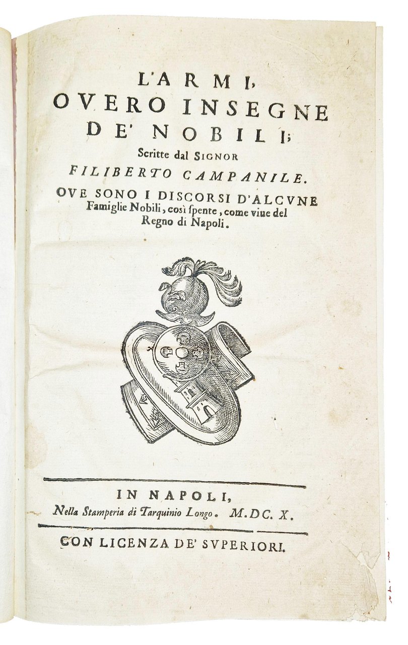 L'armi, ouero Insegne de' nobili; scritte dal signor Filiberto Campanile. … | Immagine principale