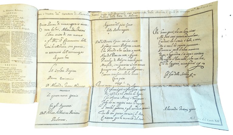 La secchia rapita poema eroicomico di Alessandro Tassoni patrizio modenese, … | Immagine Gallery 11