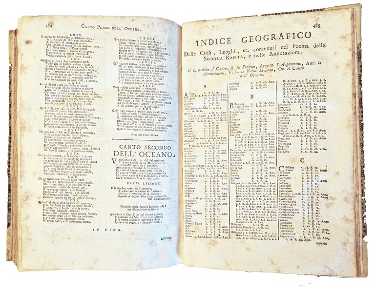 La secchia rapita poema eroicomico di Alessandro Tassoni patrizio modenese, … | Immagine Gallery 13