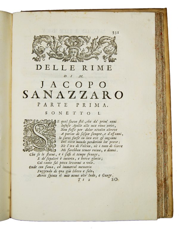 Le opere volgari di m. Jacopo Sanazzaro cavaliere napoletano; cioé …