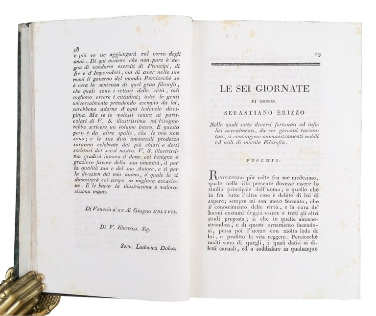 Le sei giornate di Messer Sebastiano Erizzo.