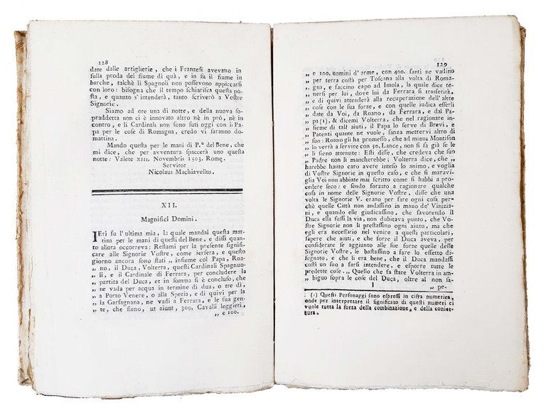 Lettere di Niccolò Machiavelli che si pubblicano per la prima …