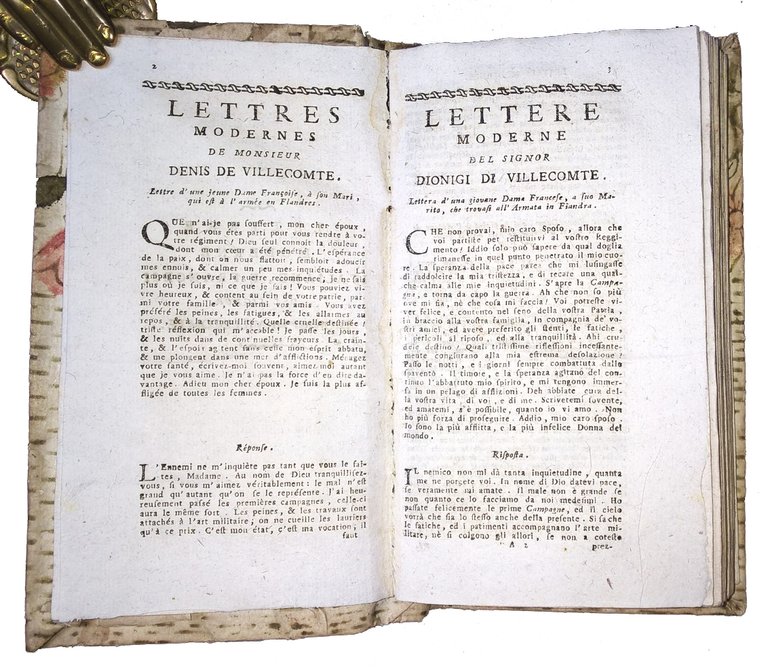 Lettere moderne colle loro risposte del Signor Dionigi di Villecomte, …