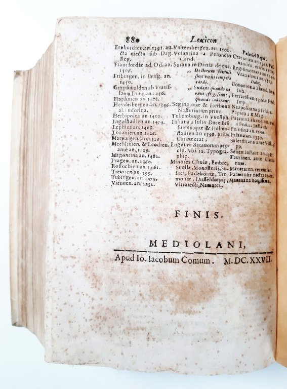 Lexicon geographicum fr. Philippi Ferrarii Alexandrini […] Opus posthumum, nunc …