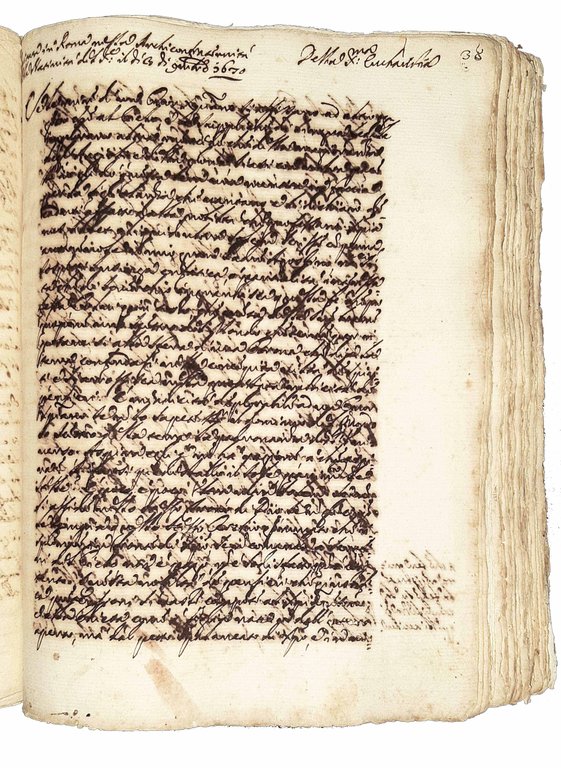 Manoscritto settecentesco, contenente i testi di panegirici e orazioni tenuti …