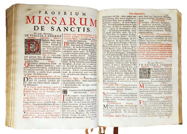 Missale romanum ex decreto sacrosancti Concilii Tridentini restitutum, S. Pii …