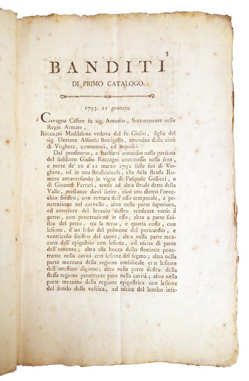 Nota de' banditi che il Senato di Piemonte ha fatto … | Immagine Gallery 2