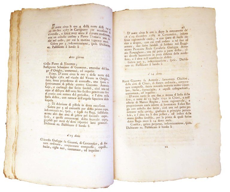 Nota de' banditi che il Senato di Piemonte ha fatto … | Immagine Gallery 4