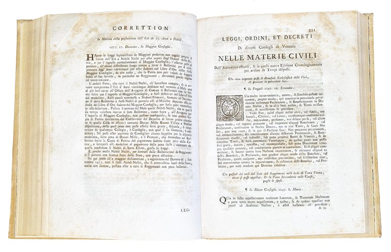 Novissimum statutorum ac Venetarum legum volumen, duabus in partibus divisum, … | Immagine Gallery 11