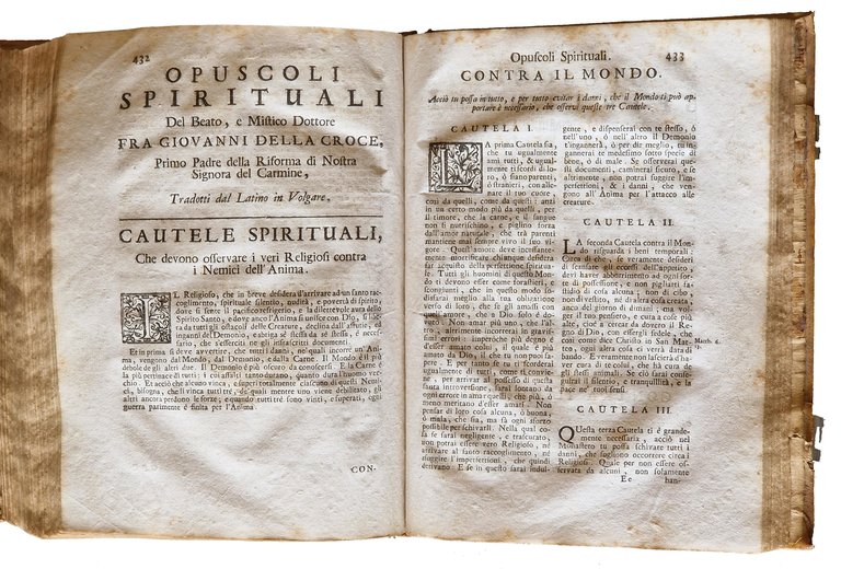 Opere spirituali del beato padre f. Giovanni della Croce […] … | Immagine Gallery 12