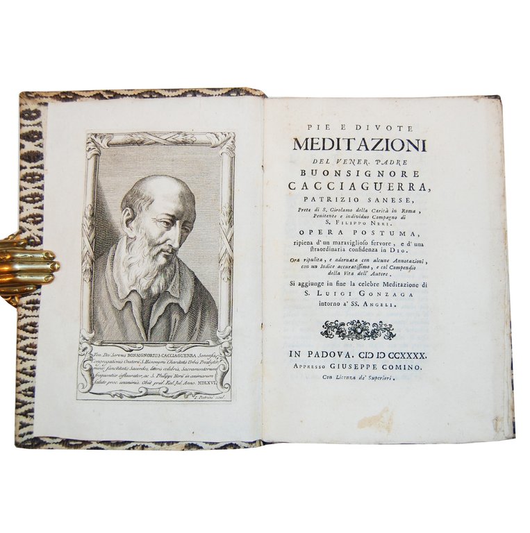 Pie e divote meditazioni del vener. Padre Buonsignore Cacciaguerra, patrizio …