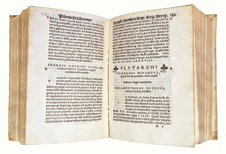 Plutarchi Chaeronei, philosophi historiciq[ue] clarissimi Opuscula (quae quidem extant) omnia, …