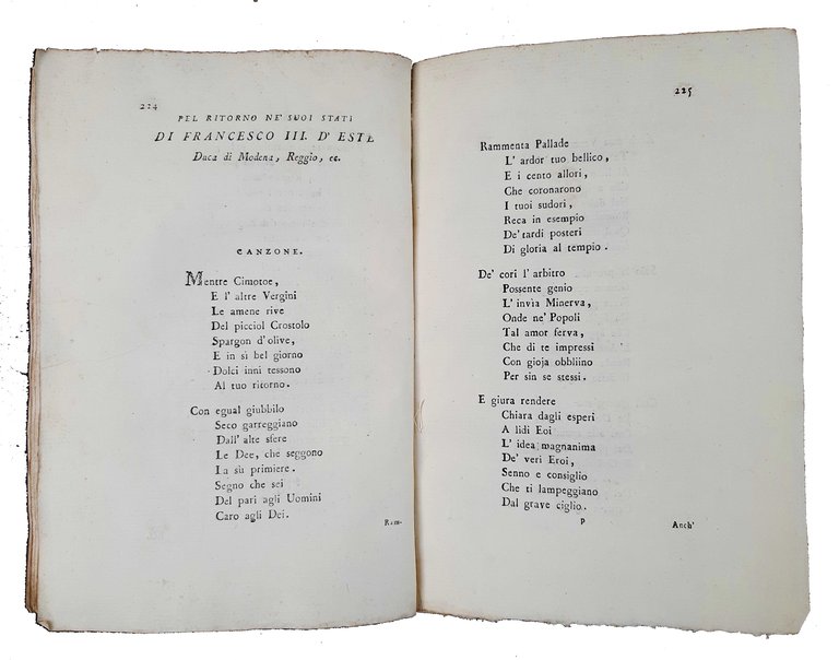 Poesie scelte dell'Abate Pellegrino Salandri segretario perpetuo della Reale Accademia …