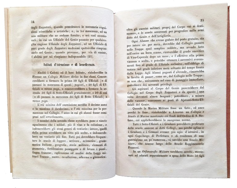 Progetto di riorganizzazione permanente dell'Armata Toscana del capitano Cav. Oreste … | Immagine Gallery 5