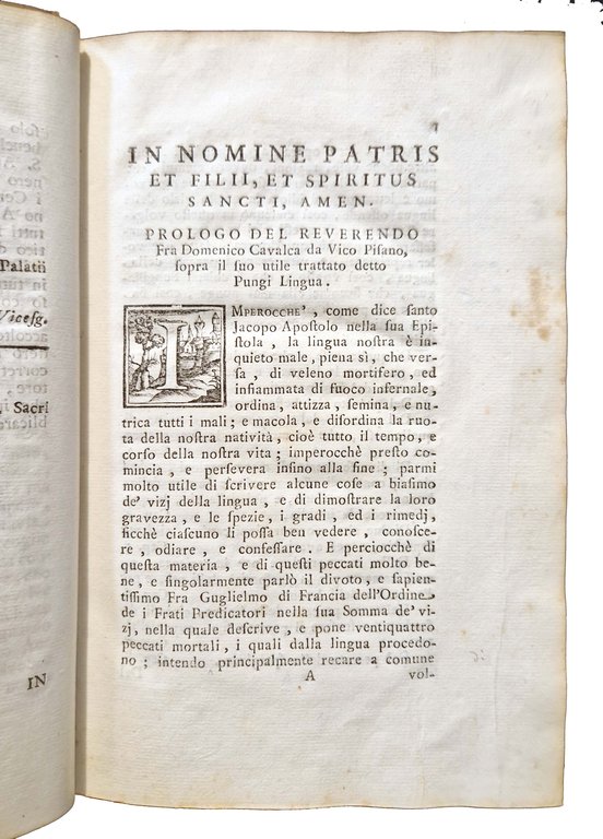 Pungilingua di Fra Domenico Cavalca da Vico Pisano dell'Ordine de' …