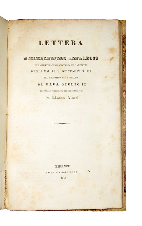 Raccolta di quattro lettere: [1.]: Metastasio, Pietro. Lettere inedite dell'Abate …