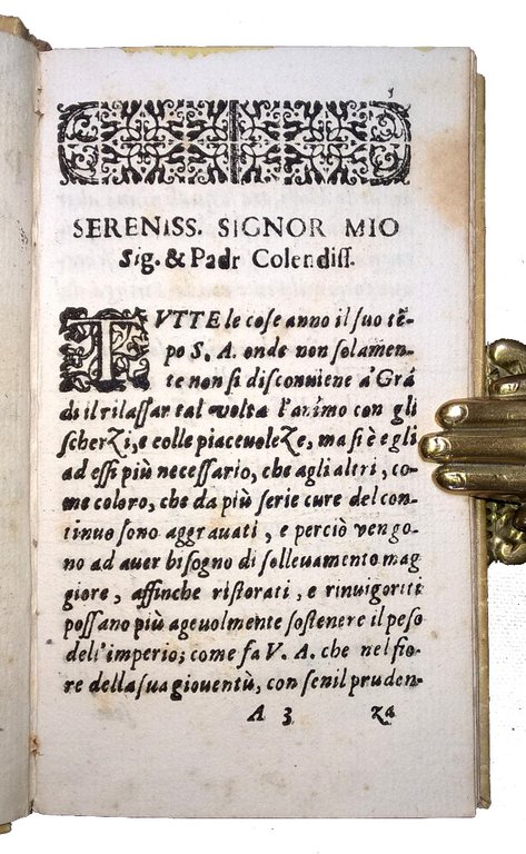 Rime piacevoli d'Ostilio Contalgeni accademico apatista. Al Altezza Serenissima di …