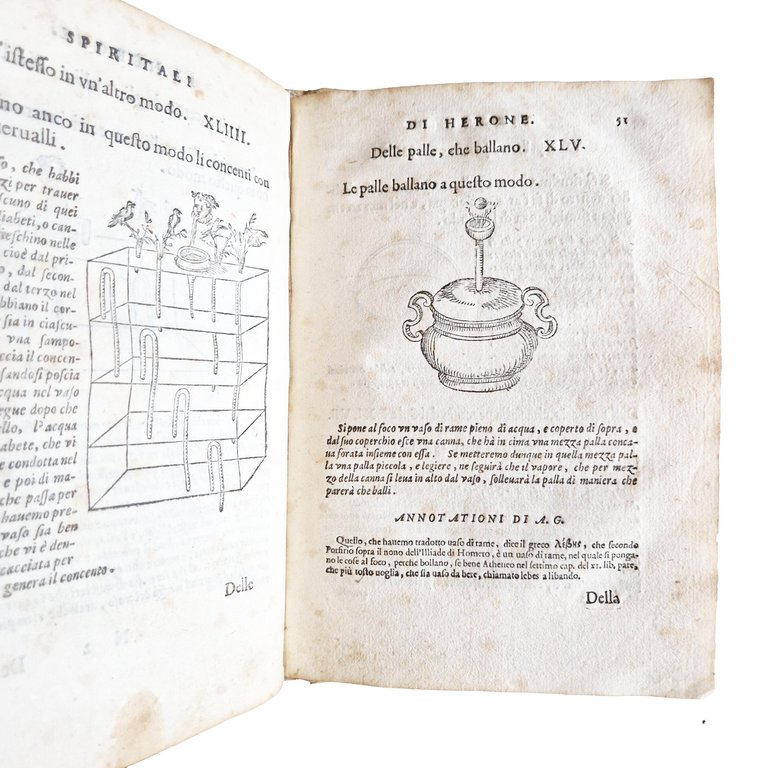 Spiritali di Herone Alessandrino ridotti in lingua volgare da Alessandro … | Immagine Gallery 12