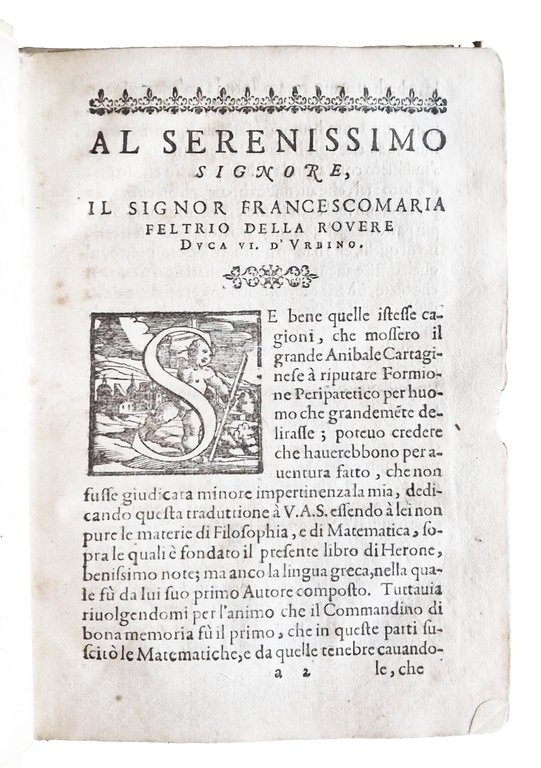 Spiritali di Herone Alessandrino ridotti in lingua volgare da Alessandro … | Immagine Gallery 3