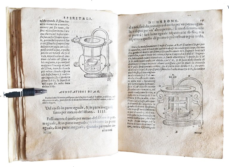 Spiritali di Herone Alessandrino ridotti in lingua volgare da Alessandro … | Immagine Gallery 8