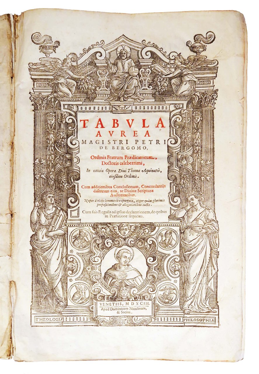 Tabula aurea magistri Petri de Bergomo, ordinis fratrum Prædicatorum, […] …