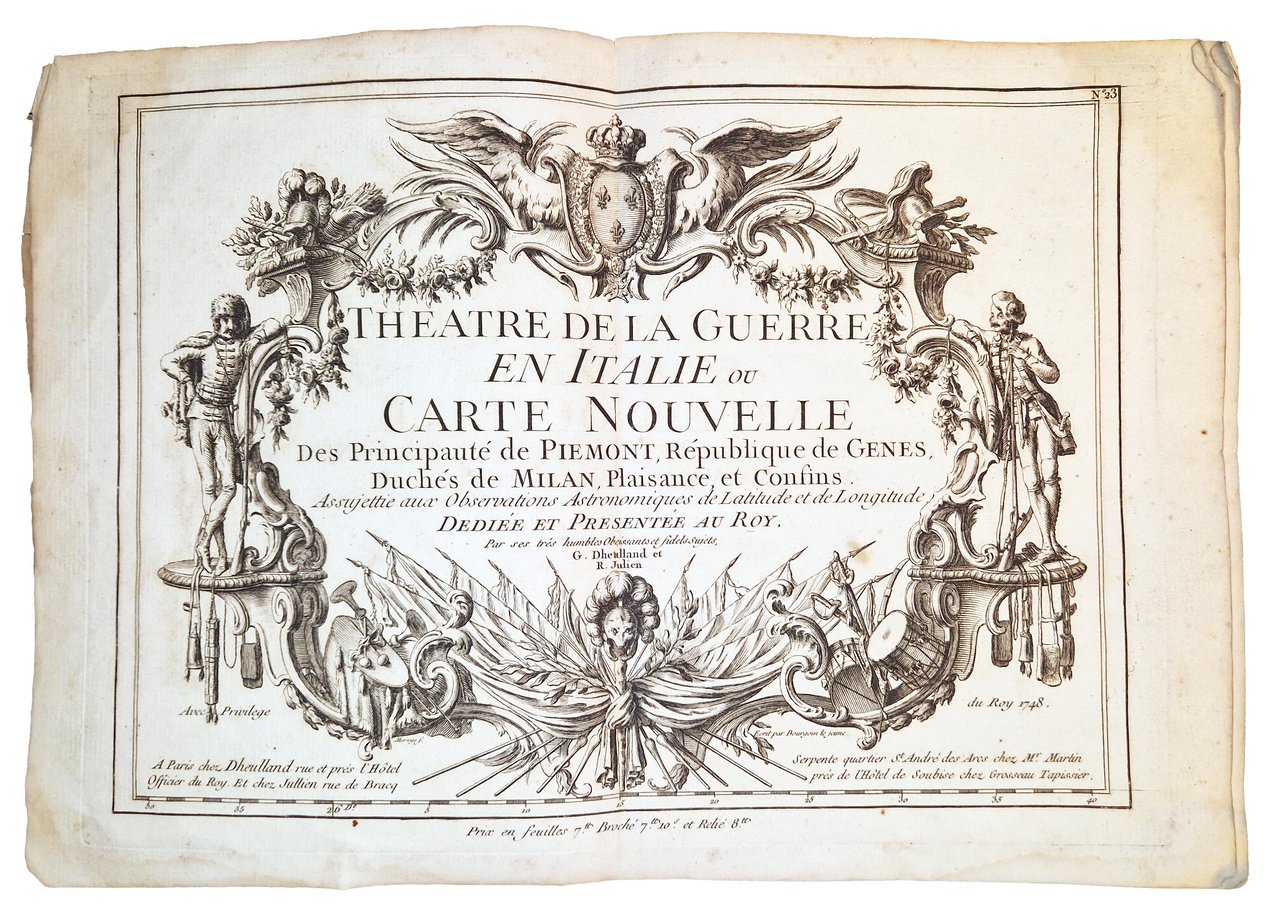 Theatre de la guerre en Italie ou Carte nouvelle des … | Immagine principale