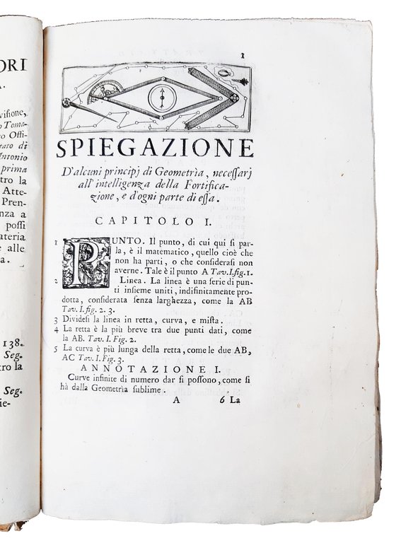 Trattato di fortificazione moderna pe' giovani militari italiani. All'altezza serenissima …