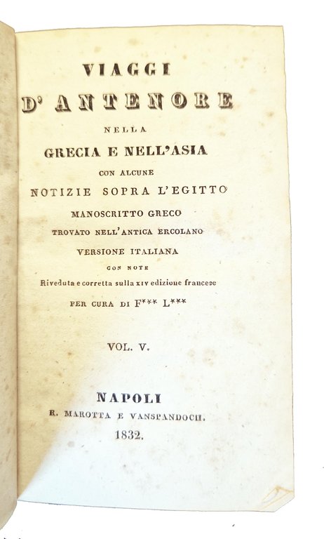 Viaggi d'Antenore nella Grecia e nell'Asia con alcune notizie sopra … | Immagine Gallery 6